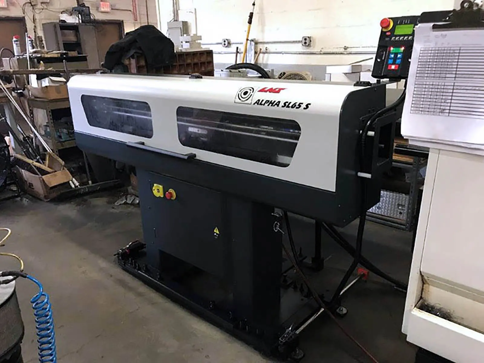 Hwacheon #160A, CNC lathe, 21.6" swing, 6" chuck, 1.7" bar, 11.8" dia., 12 turret, A2-5, Fanuc 0iTF - Image 6