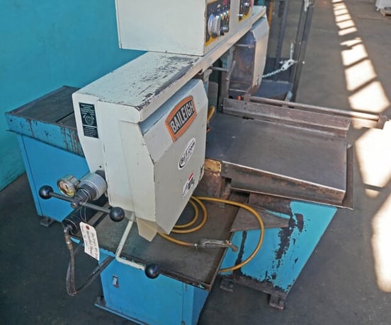 13" x 18.1" Baileigh #BS-20SA, Dual Miter Semi-Auto Horiz Band Saw, 1.33" X 0.43" X 162.6" blade, 82-285 FPM - Image 10