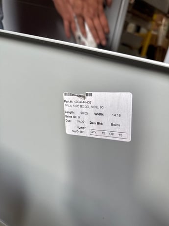 800 Amp. Eaton, PRL4B, Panelboard, 240/120 Volts 3PH 4W Indoor Encl 36 Cir MCB MDL3800F P633-NS, New - Image 7