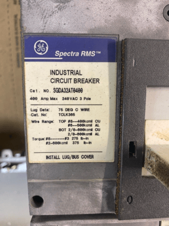 1200 Amp. General Electric, APN2312FH2A APN Plug In, Panelboard, 240 Volts 3PH 3W Indoor Encl 1200 Amp P494 - Image 4