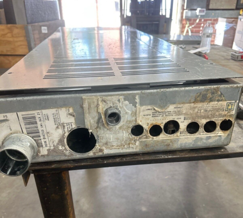 400 Amp. Square D NF, Panelboard, 600Y/347 Volts 3PH 4W MLO 42 Circuit Main Lug Indoor Encl P375 - Image 7