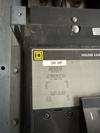 500 Amp. Square D NQOD, Panelboard, 208/120 Volts 3PH 4W 42 Cir Indoor Encl MCB MAP36500 P629 - Image 5