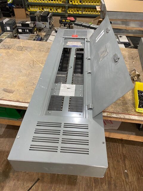 600 Amp. Square NF, Panelboard, 480/277 Volts 3PH 4W 66 Cir Indoor Encl MLO 600 Amp MH74BE P653 - Image 1