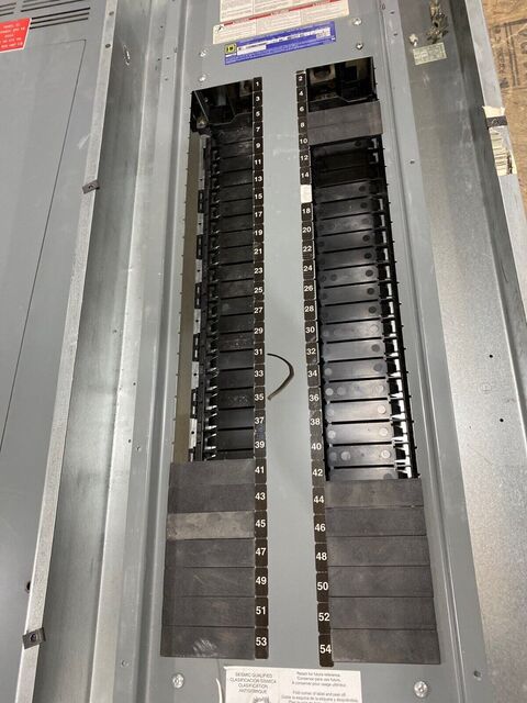 600 Amp. Square NF, Panelboard, 480/277 Volts 3PH 4W 66 Cir Indoor Encl MLO 600 Amp MH74BE P653 - Image 10
