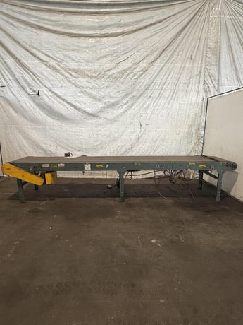 30" wide x 16' long, Hytrol, powered belt conveyor, 1 HP, 230/460 V., 3-phase, adj. legs - Image 2
