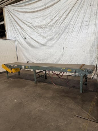 30" wide x 16' long, Hytrol, powered belt conveyor, 1 HP, 230/460 V., 3-phase, adj. legs - Image 5
