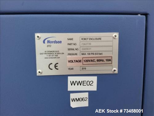 Nordson, G4V, Robot & Fluid Dispensing System, 3 axis, full enclosure, 120 VAC, 10 A, 100 psi, 2019 (2 - Image 4