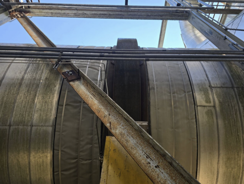 11.9' x 70' Williams, Rotary Steam Tube Dryer - Image 7