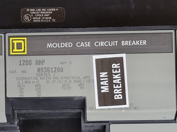 1200 Amps, Square D, NA361200, 3 P, 600 Volts - Image 4