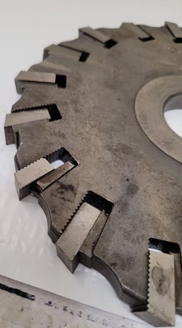 Sawmill Cutter, Ingersoll Cutting Tools #2508S, 8" diameter, 1.5" arbor hole - Image 3