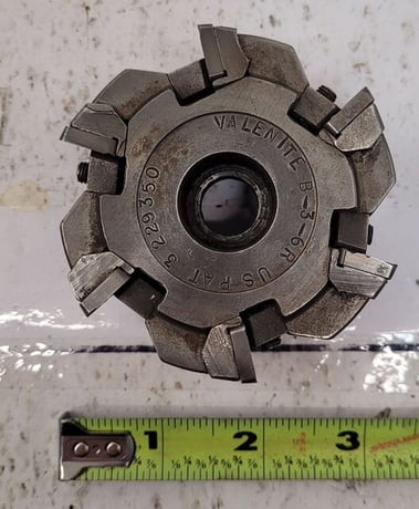 Indexable Facemill Cutter, Valenite #B-3-6R - Image 1