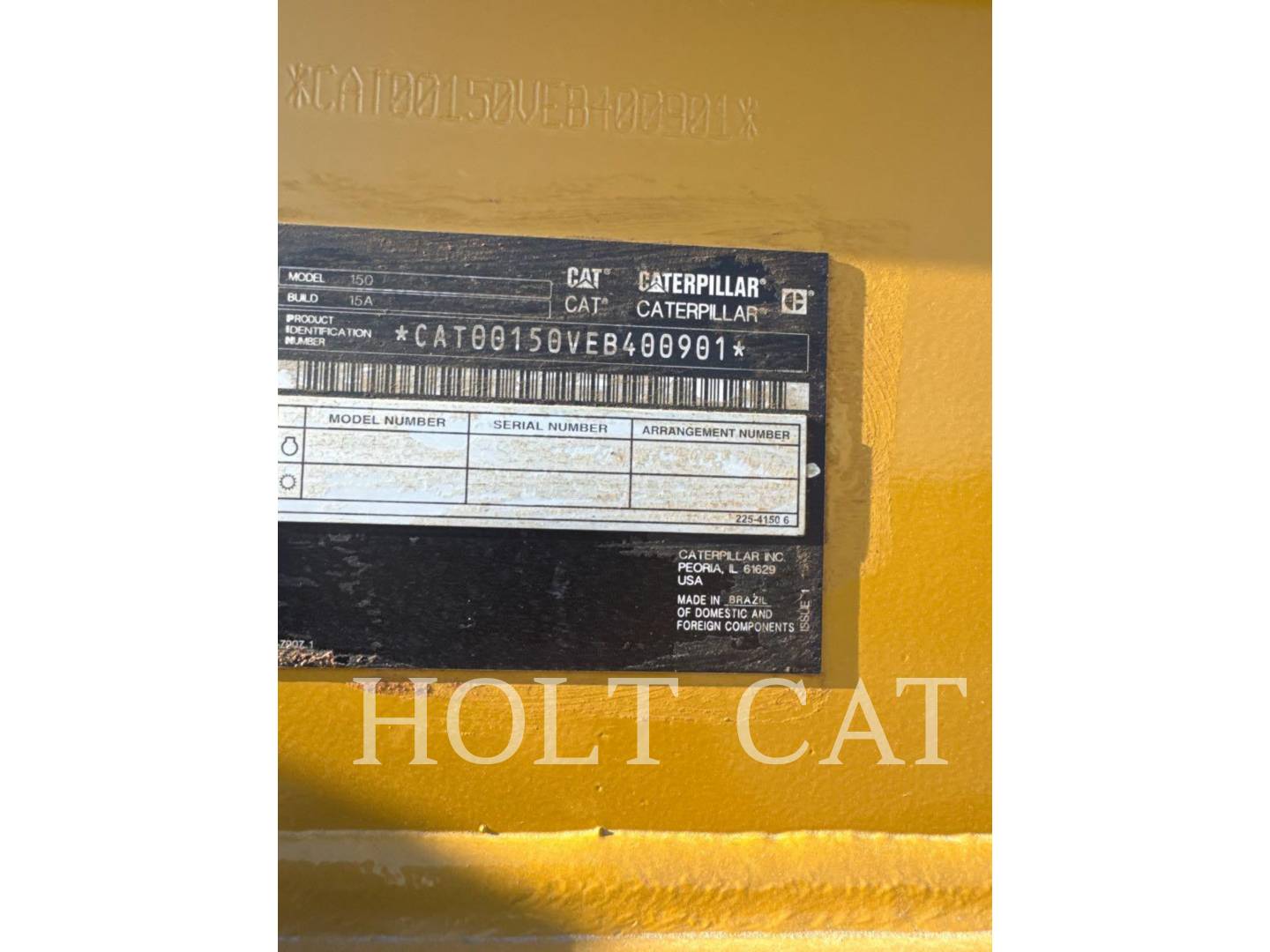 Cat 150 JOY, Motor Grader, 2839 hours, S/N: EB400901, 2023 - Image 6