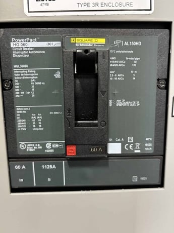 60 Amp. Union Connector #PBS-M06200A-W-S, 120/208 Volts docking station with camlocks - Image 4