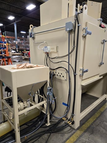 Empire Abrasive Equipment #TT36-S Airblast System 2, Indexing Turntable Blasting Machine, New - Image 3