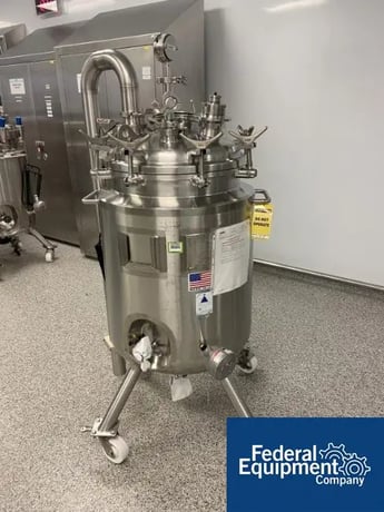 40 gallon Precision Stainless, Jacketed Receiver, Stainless Steel, 150 L, removable dish top, dish bottom, 50 - Image 1