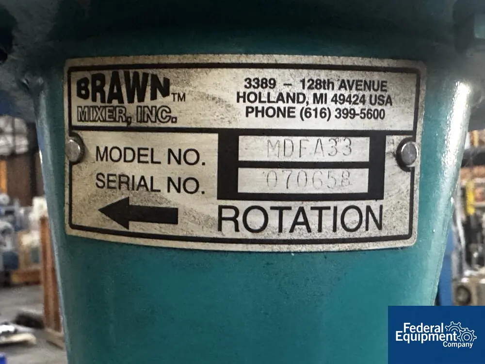 17 gallon Midway, Agitated Receiver Tank, Hastelloy C276, 65 L, 12" diameter x 36" straight side, flat top - Image 8