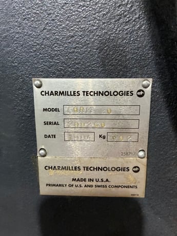 Charmilles Tech #Form-20 Electrical Discharge Machine, serial #200260, 1994 - Image 4
