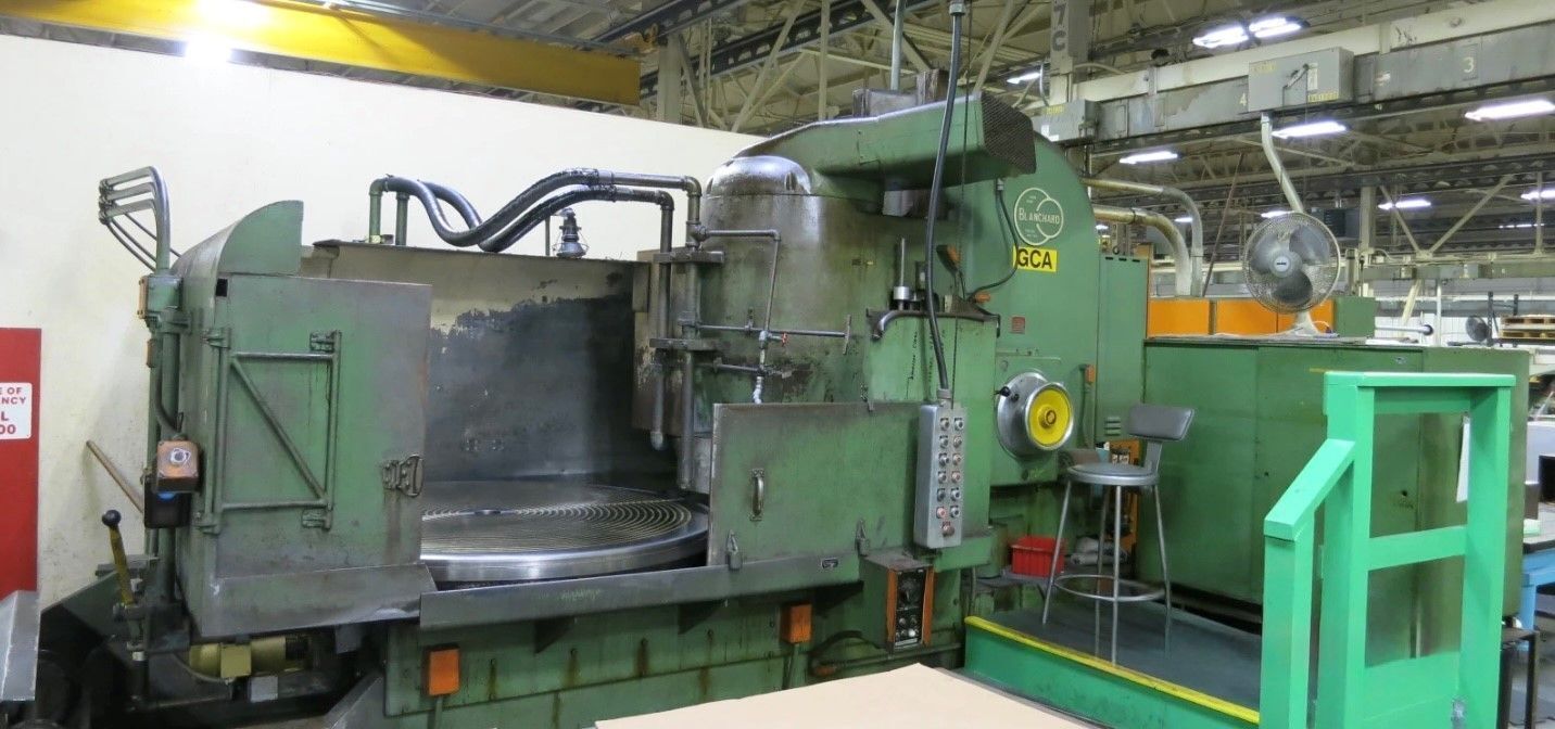 Blanchard #32K-60, vertical rotary surface grinder, 60" chuck, 75 HP, 72" sw, 36" under wheel, 32" wheel - Image 1