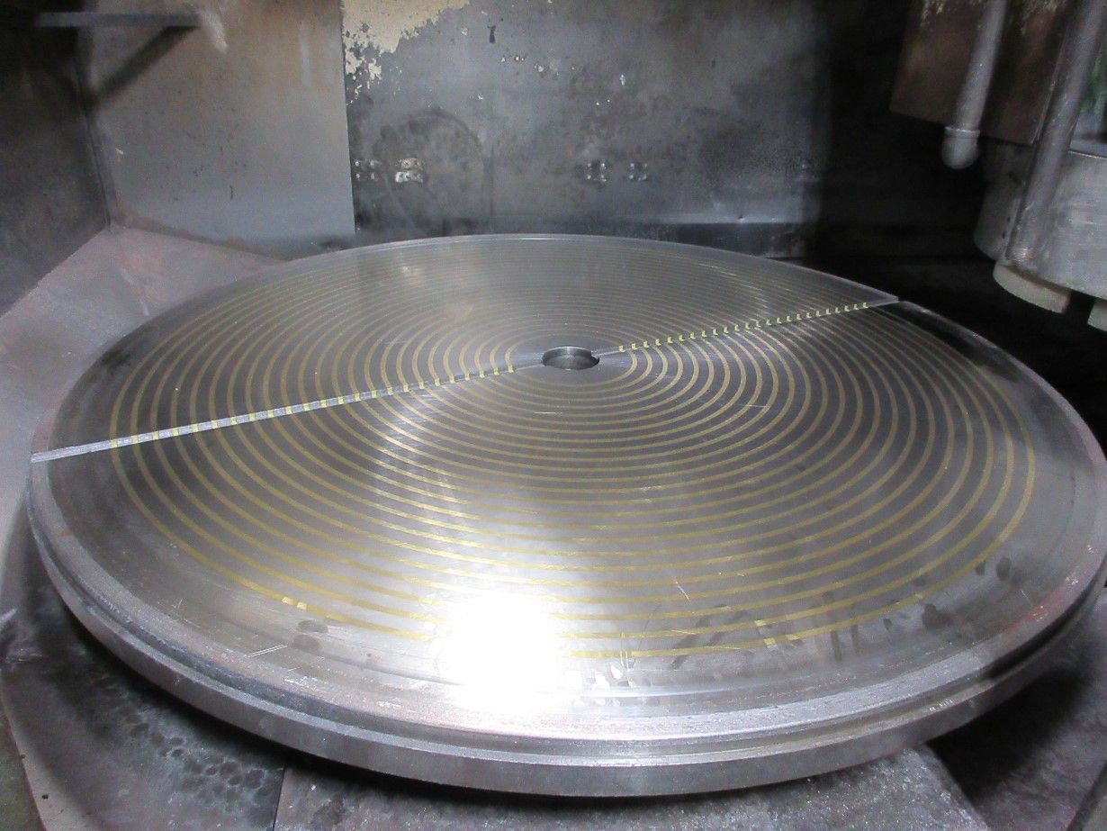 Blanchard #32K-60, vertical rotary surface grinder, 60" chuck, 75 HP, 72" sw, 36" under wheel, 32" wheel - Image 6