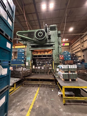 500 Ton, U.S. Industries Industries #S4-500-96-60, Hydraulic Press, 96" x 60" bed, 92" x 60" ram, 27-31" Shut - Image 6