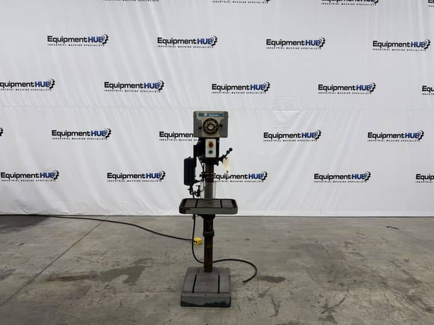 17" Rockwell #17-600, variable speed drill press, #2MT taper, 1 HP, 230-4250 RPM, drill chuck, key - Image 1