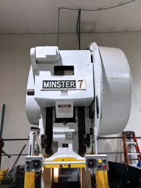 75 Ton, Minster #75-Ton, OBI Press, 24" x 36" Bed, 6" Stroke, 3.75" Ram Adjust., 15.5" Shut height, 55 SPM, 5 - Image 3