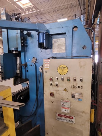 200 Ton, Odin #WE67K, Hydraulic Press Brake, 122" Between Uprights, 8" Stroke, 1' Throat depth, 17" Daylight - Image 4