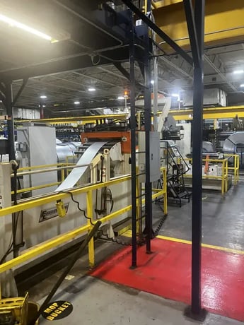 700 Ton, Muller Weingarten #630.36, Transfer Press, 15.75" Stroke, 55" x 142" Bolster & Ram Size, 24" ID x - Image 4
