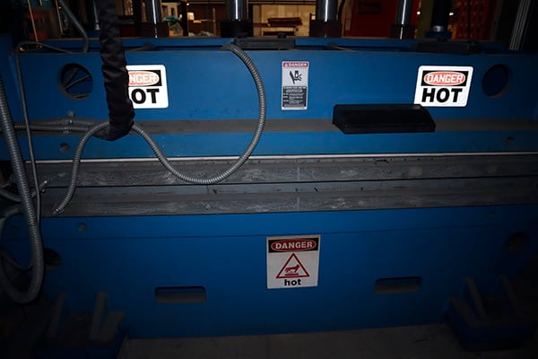 160 Ton, Neff #H160-15M, Hydraulic Press Brake, 90.5" x 59" Die Area, 24" Stroke, 36" Work height, (2) 7" - Image 6