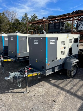 60 KW Atlas Copco #QAS70, Diesel Mobile Generator, Sound Attenuated, T4F Emissions, Qty. 6, 75 HP, Multi - Image 6