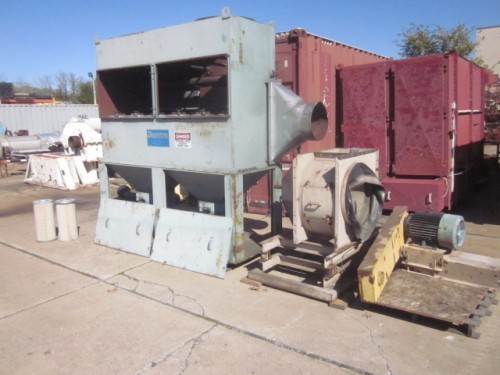 1116 sq.ft., Dustex #CJUW-1020, pulse jet dust collector, 15 HP, 12 cartridges, belt driven - Image 2