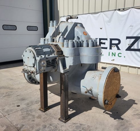 15040 GPM @ 700' TDH, Sulzer Bingham #15x18x27A HSB, horizontal single stage centrifugal pump, complete - Image 1