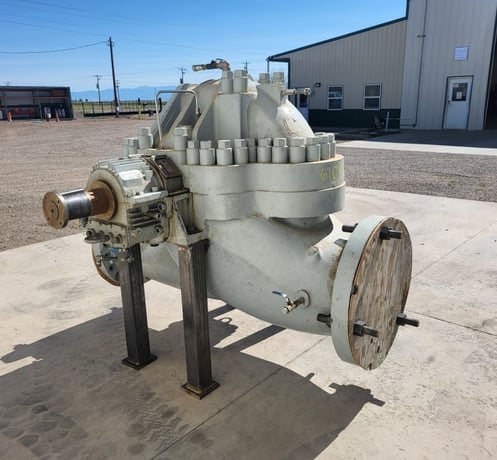 15040 GPM @ 700' TDH, Sulzer Bingham #15x18x27A HSB, horizontal single stage centrifugal pump, complete - Image 4
