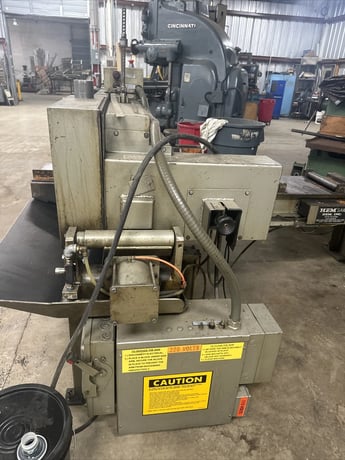 12.75" x 12.75" HEM #H90A-B/F, semi automatic band saw, 220/440 V., 154" x 1" x 0.035" blade, variable speed - Image 8