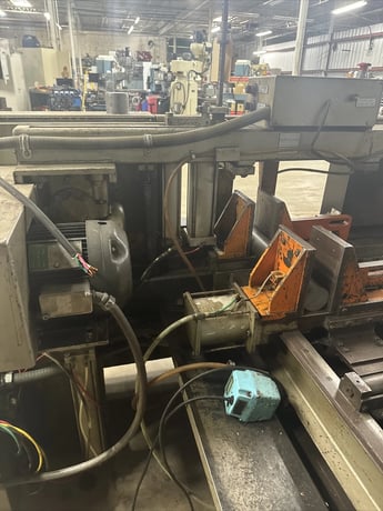 12.75" x 12.75" HEM #H90A-B/F, semi automatic band saw, 220/440 V., 154" x 1" x 0.035" blade, variable speed - Image 9