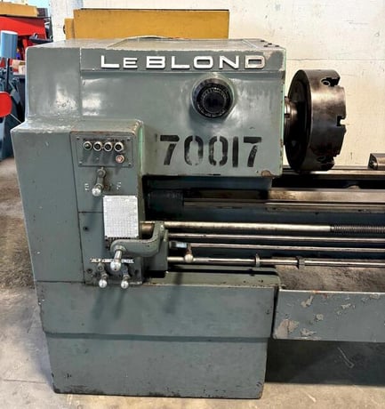 19" x 54" LeBlond #Servo-Shift, 15" 4-jaw chuck, L-1, 26-2010 RPM, Steady Rest, thread dial - Image 4