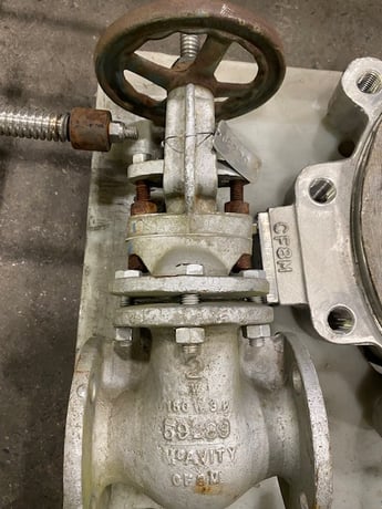12" Keystone Emerson, Stainless steel butterfly valves (2 available) - Image 4