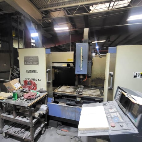 Leadwell #MCV-1000AP, vertical machining center, 43" X, 24" Y, 20" Z, 25 HP, 44" x20" table, 6000 RPM, Fanuc - Image 5