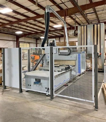 Weeke #Venture-107M, CNC Router, 240 V., 3PH, w/ 15 HP Dust Collector, 2015 - Image 1