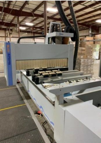 Weeke #Venture-107M, CNC Router, 240 V., 3PH, w/ 15 HP Dust Collector, 2015 - Image 5