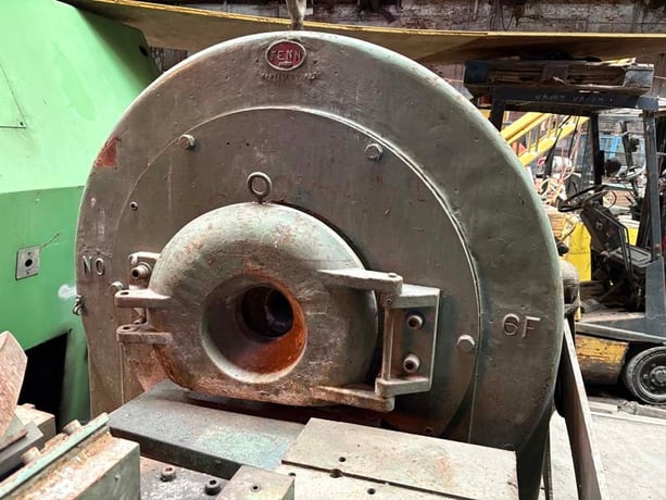 No. 6F Fenn, 4.5" 4 die rotary swaging machine, solid capacity 2.250", stock 14500 - Image 1