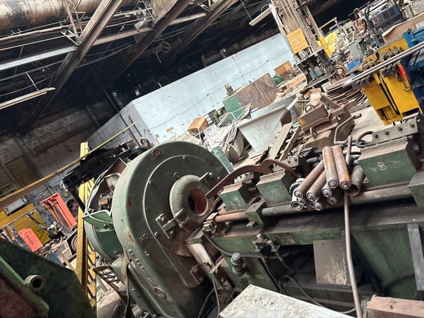No. 6F Fenn, 4.5" 4 die rotary swaging machine, solid capacity 2.250", stock 14500 - Image 5