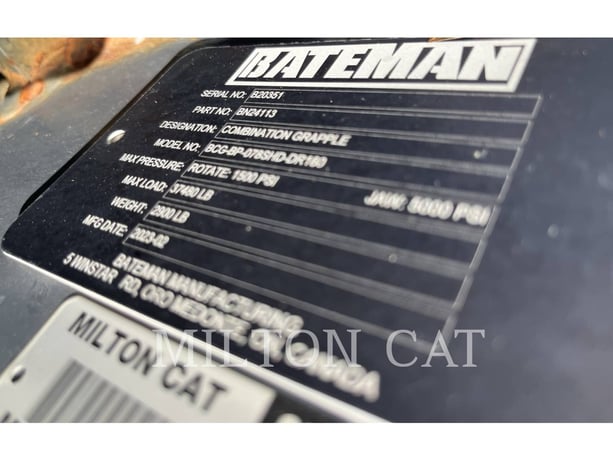Bateman MH3040 78IN COMBO BYPASS GRAPPLE, Grapple, S/N: B20351, 2023 - Image 4