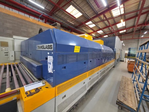 Tamglass (Glaston) #HTF-PRO-E-2448-CTS-20, flat glass tempering furnace - Image 1