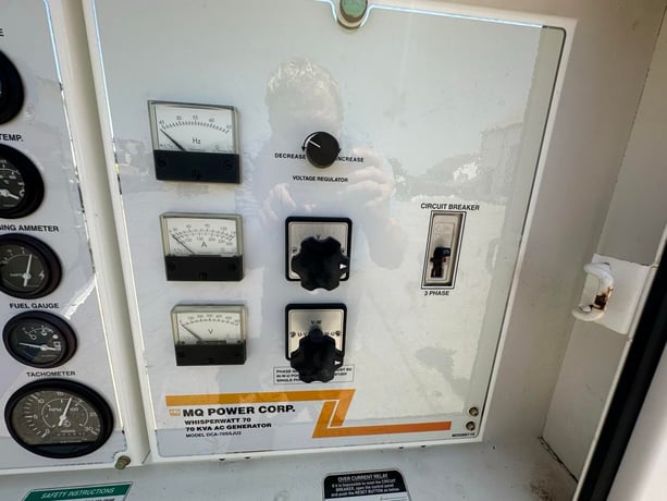 40 KW Multiquip Power #4045TF275D, diesel generator, J Deere engine, rental grade, 208 Volts, 564 hours, 2005 - Image 10