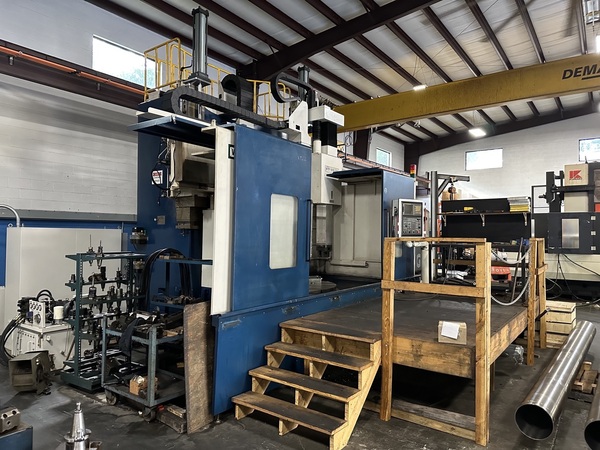 78.7" HNK #NT20/25, high preformance vertical turret lathe, 98.43"sw, 70.87" work height, 200 RPM, Fanuc - Image 2