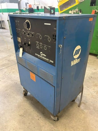 300 Amps, Miller #Syncrowave-300, AC/DC arc welding power source w/ ITW 3500SS cooling system, 1989 - Image 2