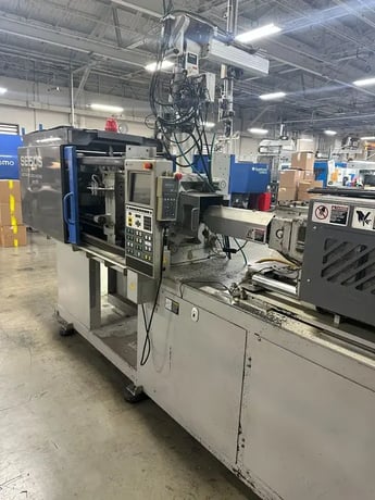 55 Ton, 1.7 oz., Sumitomo #SE50S-C110S, horizontal plastic injection molder, 23.62" daylight, 12.2" x 12.2" - Image 8