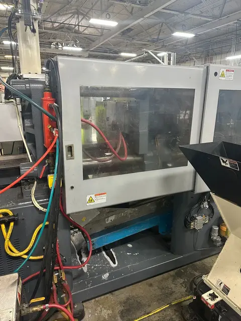 110 Ton, 4.8 oz., Sumitomo #SE100DUZ-C250M, horizontal plastic injection molder, 29.92" daylight, 18.11" x - Image 9
