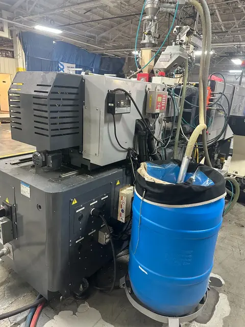 110 Ton, 4.8 oz., Sumitomo #SE100DUZ-C250M, horizontal plastic injection molder, 29.92" daylight, 18.11" x - Image 10